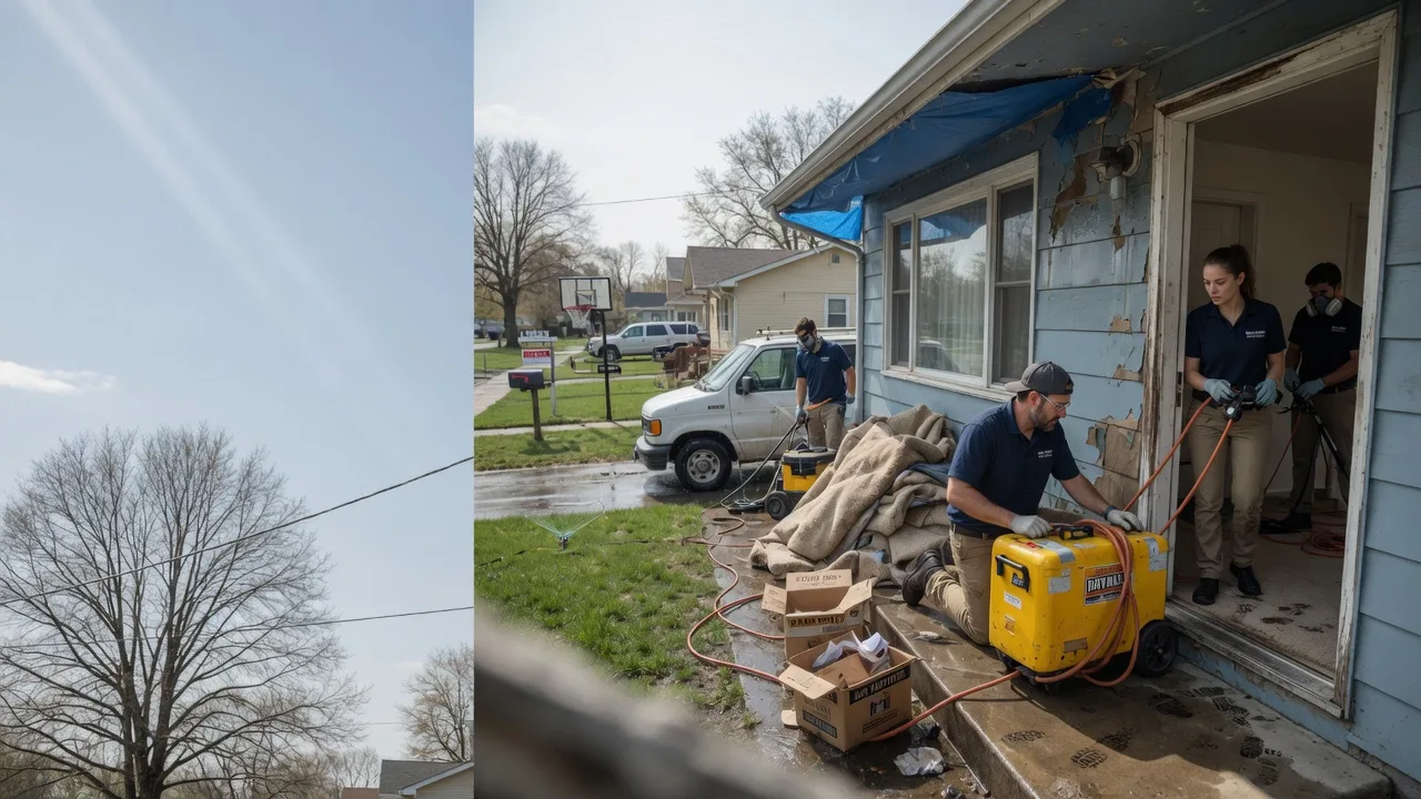 Basement Flood Cleanup in Greentown, PA near me